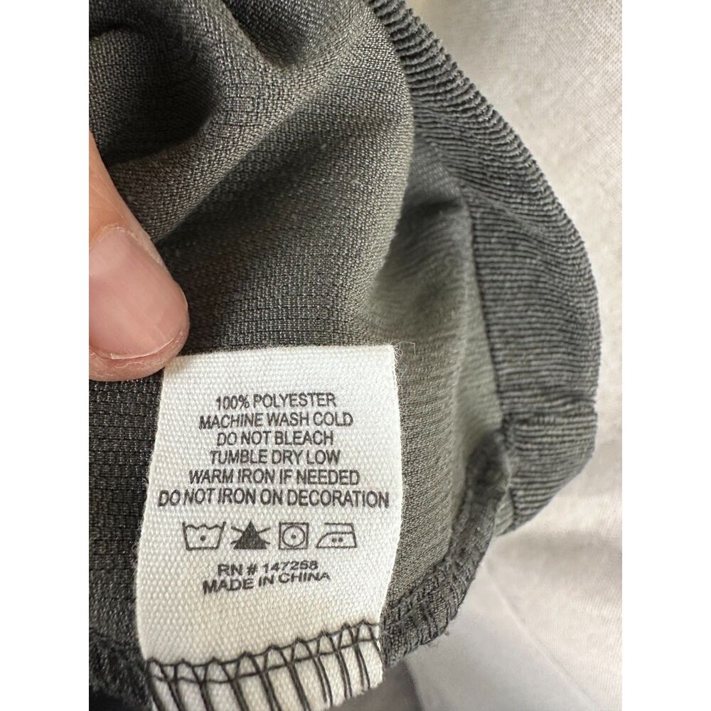 Simply Southern Gray Corduroy Belted Tiered Dress S - Picture 5 of 6